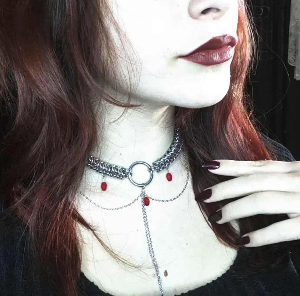Collier choker Cherry Waves 2