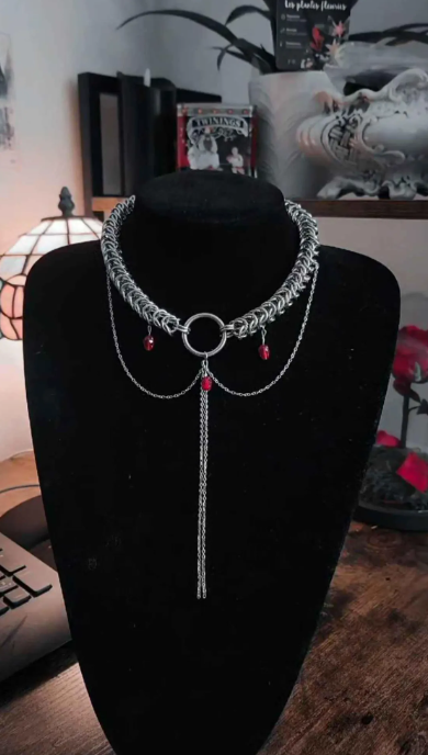 Collier choker Cherry Waves 4